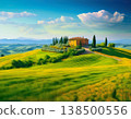 Villa on hilly Tuscany countryside 138500556