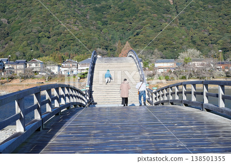 Kintaikyo Bridge, one of Japan's most representative wooden bridges. Kintaikyo Bridge, one of Japan's most representative wooden bridges. 138501355