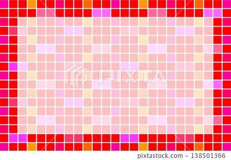 Geometric pattern frame, white space, square, red, pink, orange Geometric pattern frame, white space, square, red, pink, orange 138501366