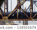 Railroad Bridge Over the Ohio River at Cincinnati, Ohio 138501674