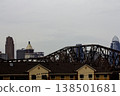 Railroad Bridge Over the Ohio River at Cincinnati, Ohio 138501681