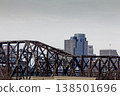 Railroad Bridge Over the Ohio River at Cincinnati, Ohio 138501696