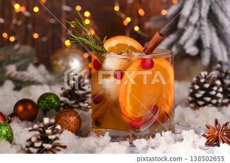 Spiced Bourbon Old Fashioned Spiced Bourbon Old Fashioned 138502655