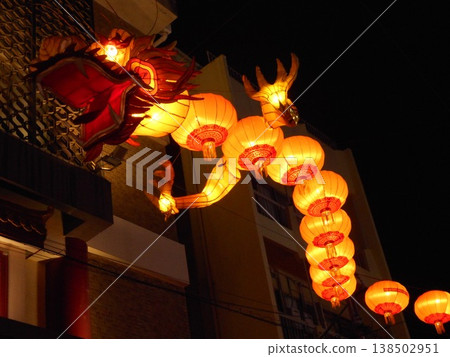 農曆新年期間的神奈川縣橫濱中華街 138502951