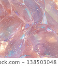 Sparkling water surface, rainbow-colored light 138503048