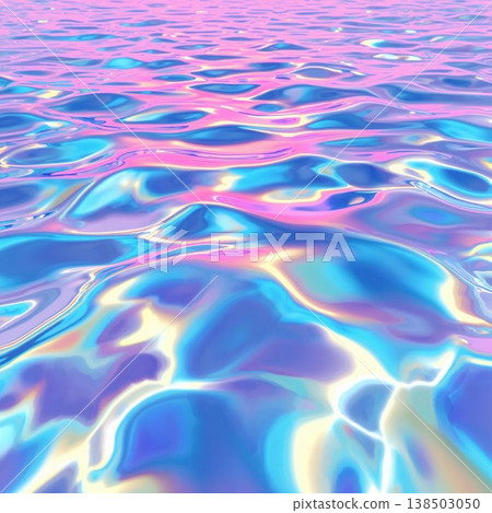 Sparkling water surface, rainbow-colored light Sparkling water surface, rainbow-colored light 138503050