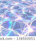 Sparkling water surface, rainbow-colored light 138503051