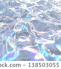 Sparkling water surface, rainbow-colored light 138503055