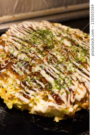 Delicious Okonomiyaki (Pork and Egg) 138503384