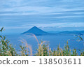 Kaimondake seen from Osumi Peninsula 138503611