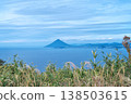 Kaimondake seen from Osumi Peninsula 138503615