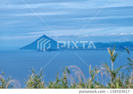Kaimondake seen from Osumi Peninsula Kaimondake seen from Osumi Peninsula 138503617