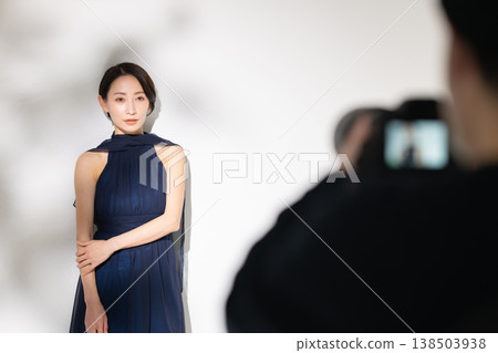 A woman's photo shoot A woman's photo shoot 138503938