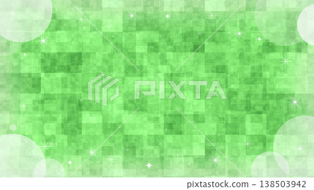 Image material featuring sparkling green stars, white particles, and a grid pattern; horizontal background frame. Image material featuring sparkling green stars, white particles, and a grid pattern; horizontal background frame. 138503942