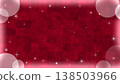 Horizontal abstract red background frame, glittering stars and white particles, grid pattern image. Horizontal abstract red background frame, glittering stars and white particles, grid pattern image. 138503966