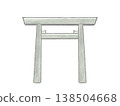 Shinto torii gate - cute 138504668