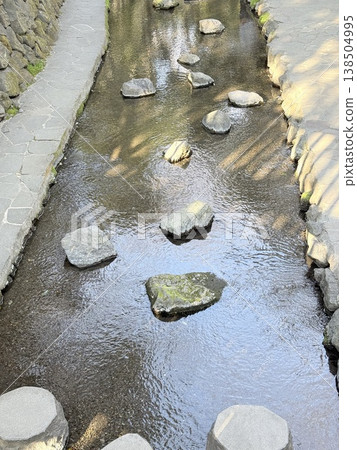 The clear waters of the Kakitagawa springs in Shizuoka Prefecture. 138504995