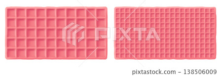 Waffle pancake square cracker, crepe rectangle, bubblegum international wafer. Pink stroopwafel cream and candy brunch, croffle pattern vector. Dutch biscuit emoji, caramel realistic syrup ice Waffle pancake square cracker, crepe rectangle, bubblegum international wafer. Pink stroopwafel cream and candy brunch, croffle pattern vector. Dutch biscuit emoji, caramel realistic syrup ice 138506009