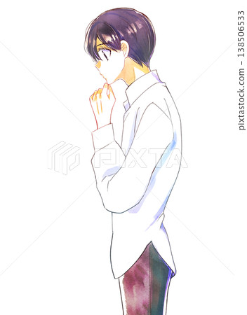Thinking man 138506533