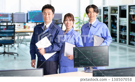 Engineering team driving DX in the manufacturing industry 138507058