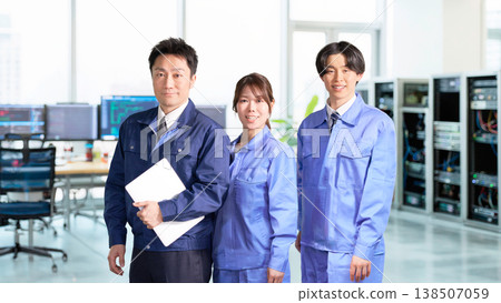 Engineering team driving DX in the manufacturing industry Engineering team driving DX in the manufacturing industry 138507059