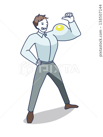 A businessman explaining (with enthusiasm) A businessman explaining (with enthusiasm) 138507144