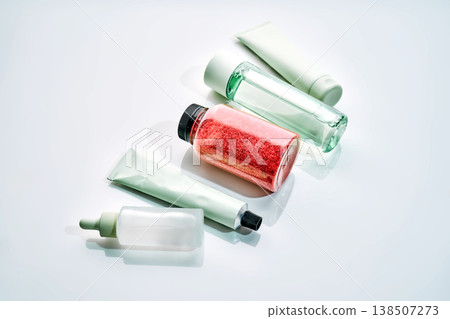 Cosmetic innovations with skincare beauty product bottles Cosmetic innovations with skincare beauty product bottles 138507273