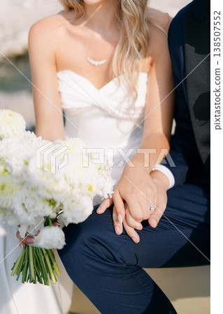 Modern Wedding Scene Showcasing Love And Elegance And Connection Modern Wedding Scene Showcasing Love And Elegance And Connection 138507552