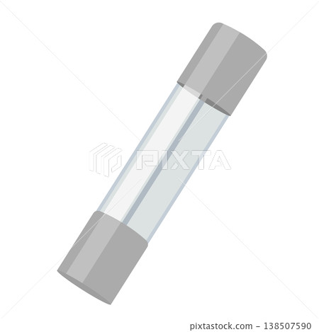 玻璃管保險絲示意圖 玻璃管保險絲示意圖 138507590