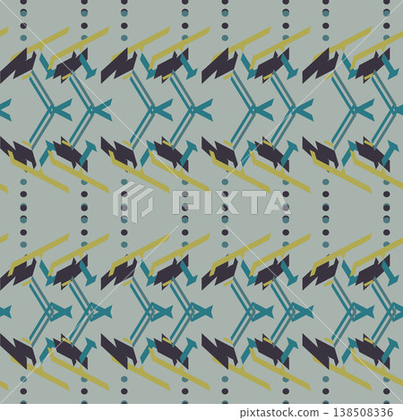 Textile motif seamless pattern. Abstract line shape geometric motif basic pattern continuous background. Man shirt all over print block. Textile motif seamless pattern. Abstract line shape geometric motif basic pattern continuous background. Man shirt all over print block. 138508336