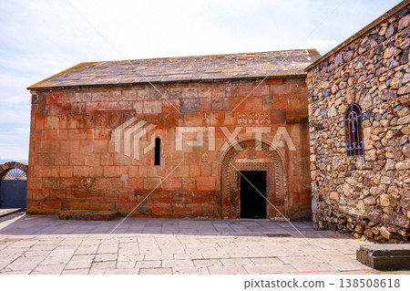 Old monastery building under clear sky with rustic charm Old monastery building under clear sky with rustic charm 138508618