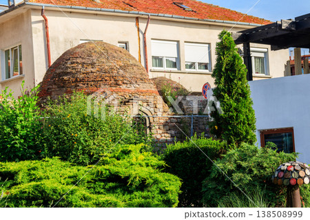 Old ruin in the old town of Nessebar in Bulgaria Old ruin in the old town of Nessebar in Bulgaria 138508999