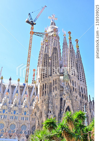 聖家堂內已安裝了十字架。 138509025