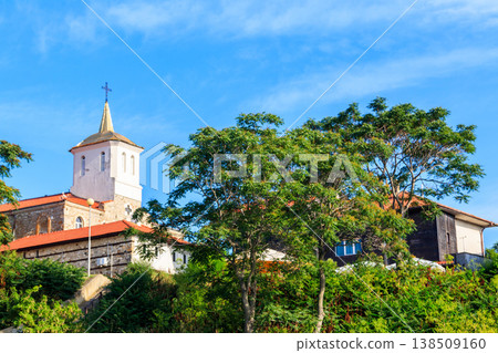 Dormition church in the old town of Nessebar in Bulgaria 138509160