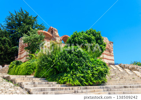 Church of St. John Aliturgetos in the old town of Nessebar, Bulgaria. UNESCO World Heritage Site Church of St. John Aliturgetos in the old town of Nessebar, Bulgaria. UNESCO World Heritage Site 138509242