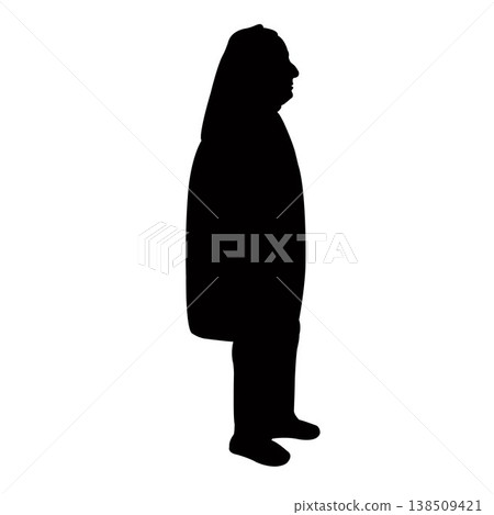 a woman body silhouette vector a woman body silhouette vector 138509421