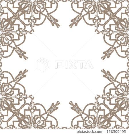 pattern with decorative frame pattern with decorative frame 138509495