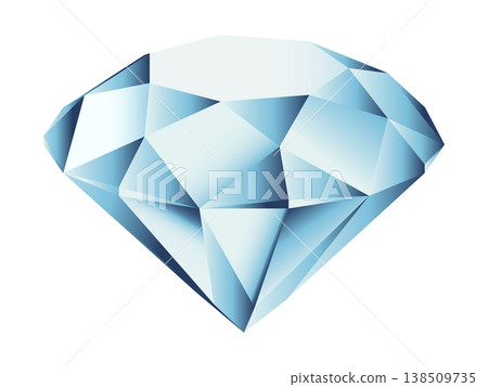 Elegant gemstone, gradient diamond. Elegant gemstone, gradient diamond. 138509735