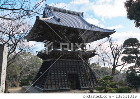 櫻川市,甘吹山,樂峰寺,鐘樓,晴朗天氣 櫻川市,甘吹山,樂峰寺,鐘樓,晴朗天氣 138511319