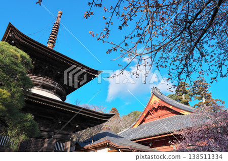櫻川市、天馬山、樂法寺、天馬觀音、大雄寶塔、天氣晴朗 櫻川市、天馬山、樂法寺、天馬觀音、大雄寶塔、天氣晴朗 138511334