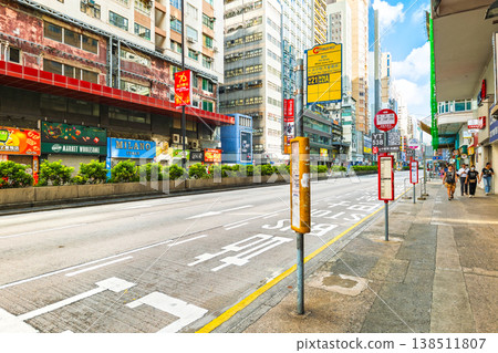 香港主要街道彌敦道 香港主要街道彌敦道 138511807
