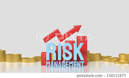 Risk Management Financial Growth Strategy Business Investment Concept 3d render. Risk Management Financial Growth Strategy Business Investment Concept 3d render. 138511877