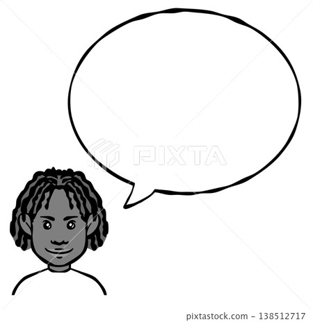Speech bubble: Person, woman, foreigner, nationality Speech bubble: Person, woman, foreigner, nationality 138512717