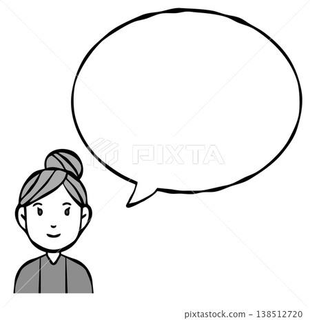 Speech bubble: Person, woman, foreigner, nationality Speech bubble: Person, woman, foreigner, nationality 138512720