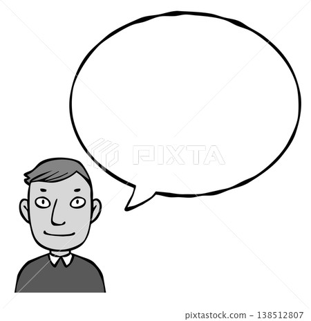 Speech bubble: Person, Male, Foreigner, Nationality Speech bubble: Person, Male, Foreigner, Nationality 138512807