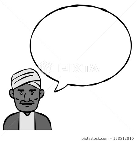 Speech bubble: Person, Male, Foreigner, Nationality Speech bubble: Person, Male, Foreigner, Nationality 138512810