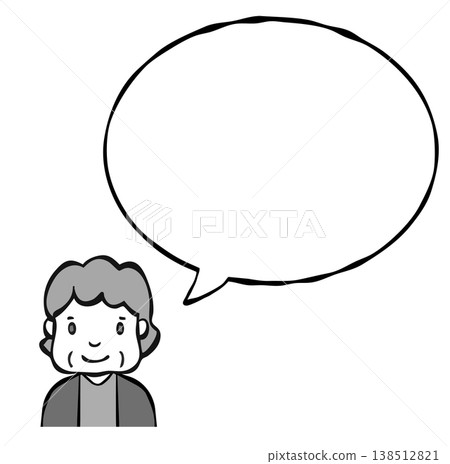 Speech bubble: People/Seniors 138512821