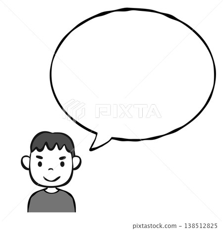 Speech bubble: Person, child, boy Speech bubble: Person, child, boy 138512825