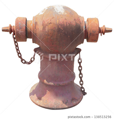 A red outdoor fire hose tank A red outdoor fire hose tank 138513256