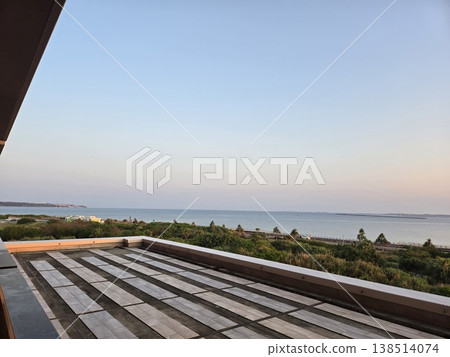 沖繩宮古島的日落美景 138514074